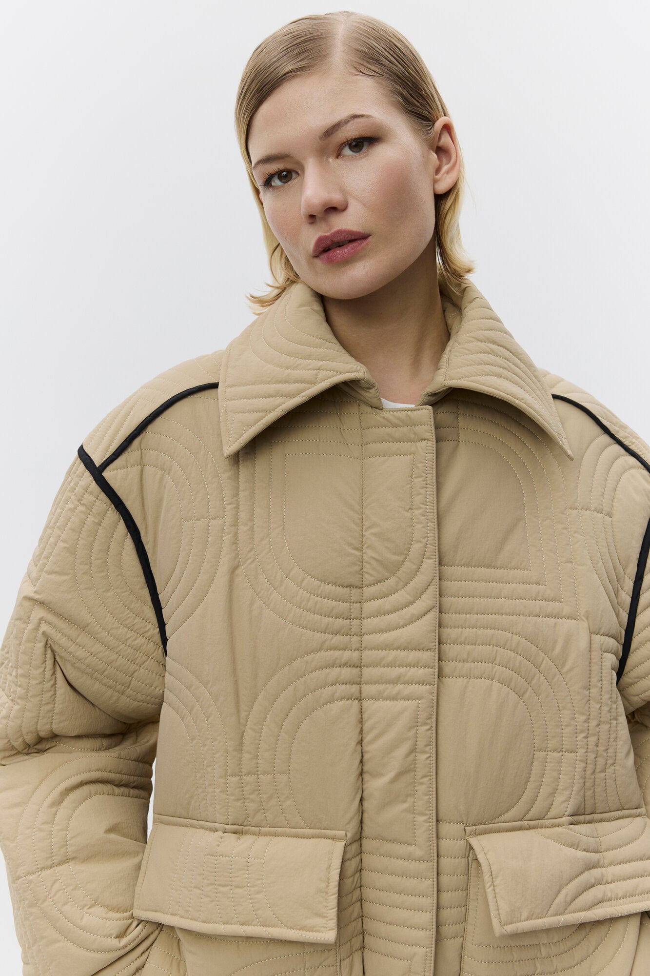 Merce Rhombus Quiltet jakke - Elmwood